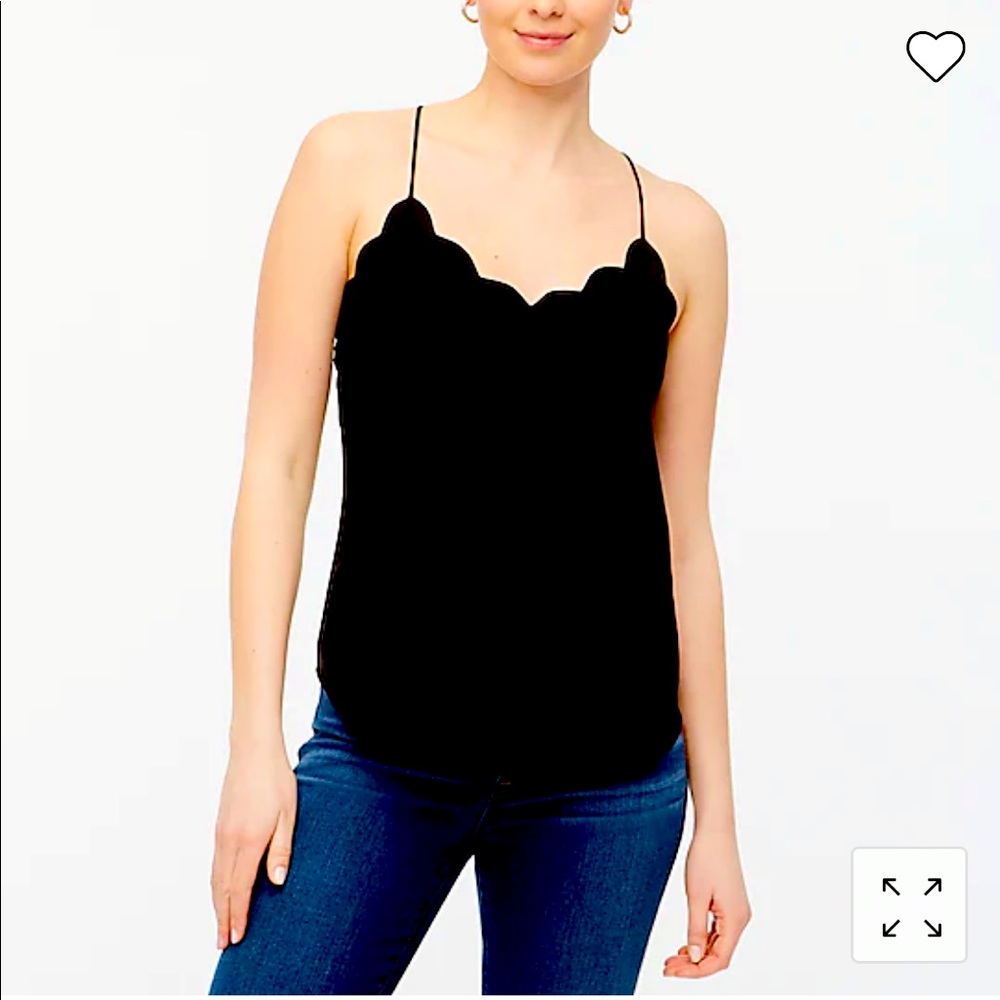 Size 4 scallop cami